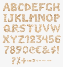 Buy Beige Typeface From Wood Dust , Png Download - Calligraphy, Transparent Png, Free Download