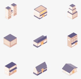 Essential Set - Free Isometric Building Icon, HD Png Download, Free Download