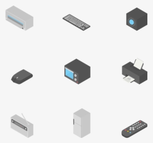 Essential Set - Scanner Isometric Icon Png, Transparent Png, Free Download