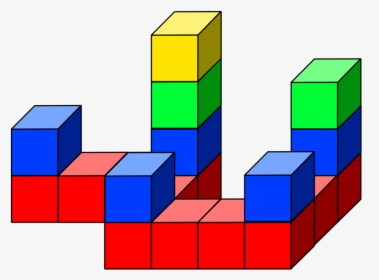 Cube Tower - Clip Art, HD Png Download, Free Download