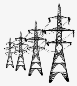 Transmission Tower Silhouette - Power Transmission Network Icon, HD Png Download, Free Download