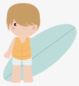 Surfer, Surf, Child, Guy, Ocean, Sea, Wave, Beach - Desenho Surfista Png, Transparent Png, Free Download