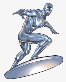 Character Profile Wikia Iron Man And Silver Surfer Hd Png Download Kindpng - silver surfer roblox