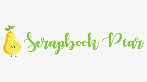 Scrapbook Pear - Calligraphy, HD Png Download, Free Download