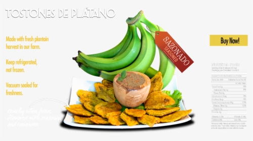 Tostones De Plátano - Natural Foods, HD Png Download, Free Download