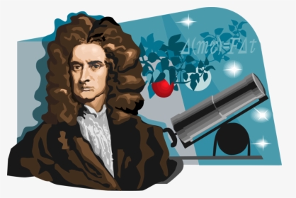 Vector Illustration Of Sir Isaac Newton, English Mathematician, - Motion Sir Isaac Newton, HD Png Download, Free Download