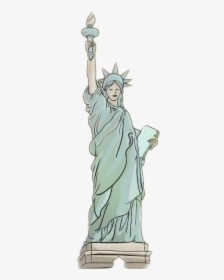 #estatua De# La Libertad - 手繪 自由 女神, HD Png Download, Free Download