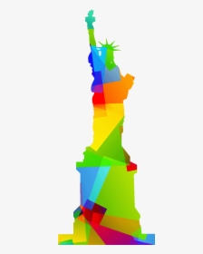 Statue Of Liberty Silhouette Png, Transparent Png, Free Download