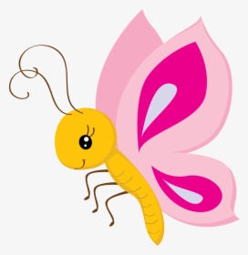 Cute Butterfly Clip Art - De Mariposas Animadas Png, Transparent Png, Free Download