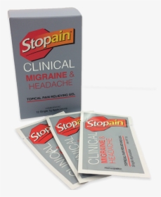 Stopain Clinical Migraine & Headache - Label, HD Png Download, Free Download