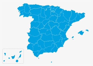Map, Spain, Provinces, Geography, Country, Nation - Gay Acceptance In Spain, HD Png Download, Free Download