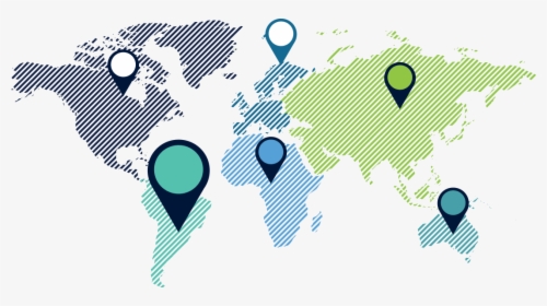 Mercuri International , Png Download - World Map, Transparent Png, Free Download