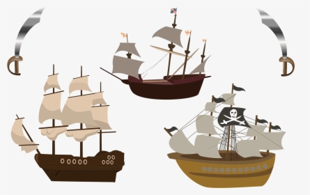 Watercraft,manila Galleon,caravel - Pirate Ship Clipart Png, Transparent Png, Free Download