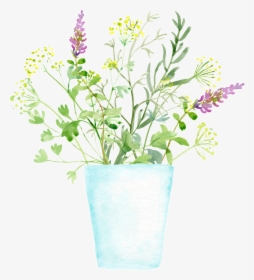 Flowerpot Planting Plant Cartoon Transparent - Flowerpot, HD Png Download, Free Download