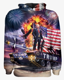 Trump On A Tank Shirt, HD Png Download, Free Download