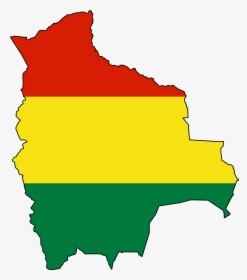 Bolivia Flag Map Large Map - Bolivia Flag Map, HD Png Download, Free Download