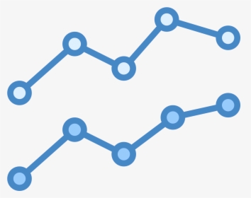 Line Chart Icon Blue, HD Png Download, Free Download