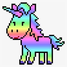 Pixel Art Unicorn Pink, HD Png Download, Free Download