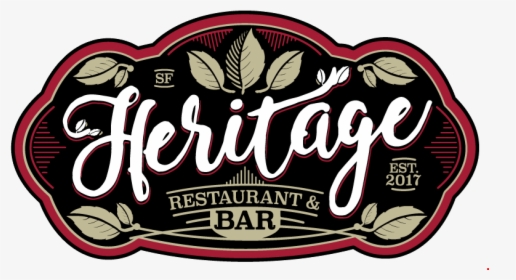 Heritage Restaurant & Bar - Label, HD Png Download, Free Download