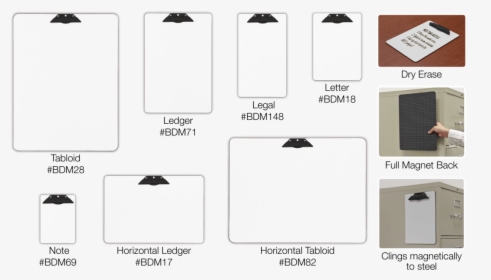 Clipboard With Magnetic Back, HD Png Download, Free Download