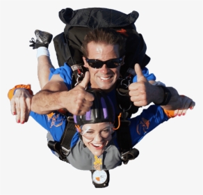 Tandem-skydiving - Skydive Tandem Png, Transparent Png, Free Download