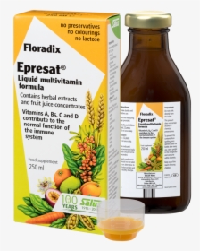 Salus Haus Floradix Epresat®, Liquid Multivitamin Formula - Floradix Epresat, HD Png Download, Free Download