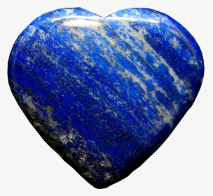 Lapis Lazuri Crystal Image With Background Removed - Heart, HD Png Download, Free Download