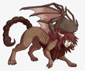 Manticore Monster Girl , Png Download - Monster Girls Manticore, Transparent Png, Free Download