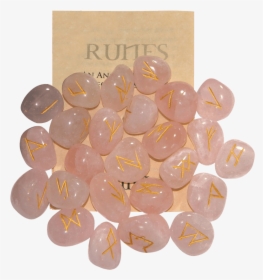 Rose Quartz Set Of Rune Stones - Gemstone, HD Png Download, Free Download