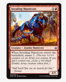Invading Manticore Mtg, HD Png Download, Free Download
