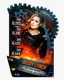 Beckylynch S4 18 Titan - Wwe Supercard Roman Reigns, HD Png Download, Free Download