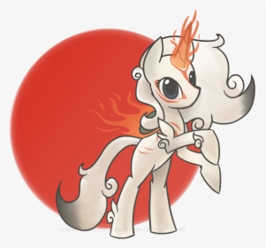 M Ōkami Rainbow Dash Rarity Applejack Pony Red Cartoon - Okami Amaterasu Pony, HD Png Download, Free Download