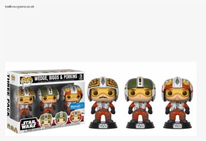 Star Wars X Wing Png -x Wing Pilots 3 Pack - Star Wars 9 Funko Pops, Transparent Png, Free Download