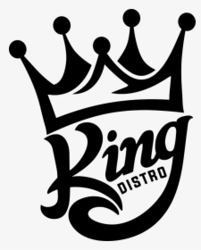 King Distro - Black And White King Crown, HD Png Download, Free Download