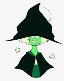Peridot In Witch Hat Too Big For Her - Steven Universe Peridot Witch, HD Png Download, Free Download