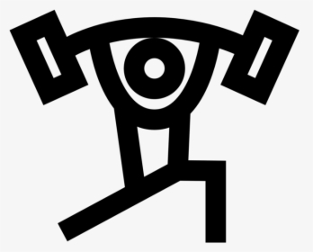 Weightlifting Icon - Weightlifter Icon Png, Transparent Png, Free Download