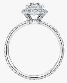 The One, Oval-shaped Diamond Micropavé Engagement Ring - Single Ring Png, Transparent Png, Free Download