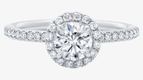 The One, Round Brilliant Diamond Micropavé Engagement - Engagement Ring, HD Png Download, Free Download