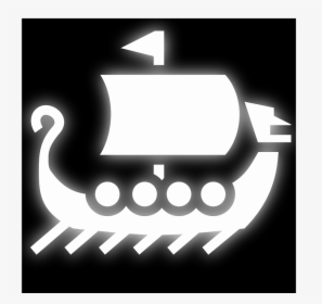 Boat, Icon, Pictogram, Vikings - Fondo De Pantalla Símbolos Nordicos, HD Png Download, Free Download