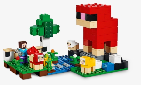 Lego Minecraft The Wool Farm, HD Png Download, Free Download