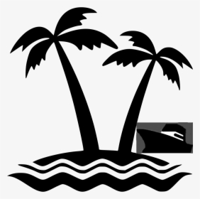 Transparent Island Silhouette Png - Island Icon Png, Png Download, Free Download