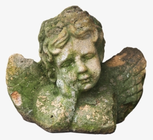 Figure, Angel, Cherub, Sleeping, Stone Figure - Bronze Sculpture, HD Png Download, Free Download