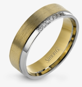 14k Two-tone Gold Men"s Ring Diamond Showcase Longview, - Mens Ring Gold, HD Png Download, Free Download