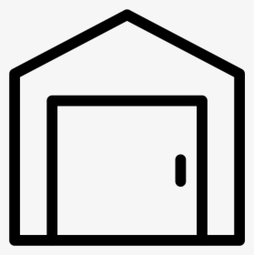 Warehouse Building Black And White Clipart, HD Png Download, Free Download