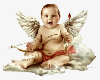 Clip Art Lamour Et Psychxe Enfants - Cupid Baby, HD Png Download, Free Download