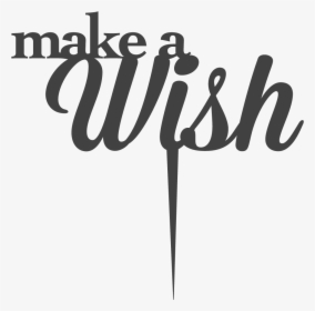 Make A Wish Cake Topper, HD Png Download, Free Download