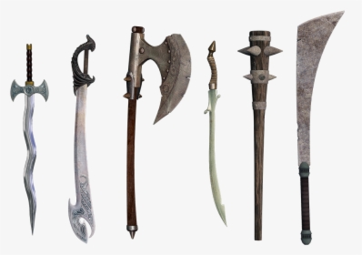 Weapon, Sword, Ax, The Middle Ages, White - Medieval Weapons Png, Transparent Png, Free Download