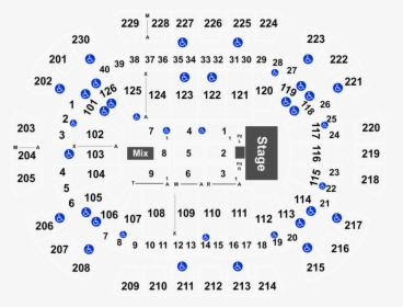 Target Center Minneapolis Seating Chart With Rows, HD Png Download, Free Download