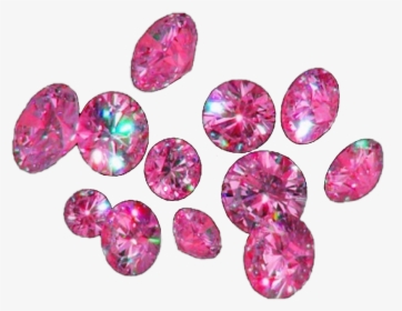Pink Crystal Diamonds Cristales Rosados Diamantes Rosa - Diamonds Png, Transparent Png, Free Download