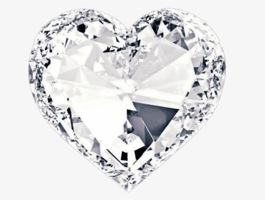 #heart #corazon #diamond #diamante #white #blanco #blanca - Corazon De Hielo Png, Transparent Png, Free Download